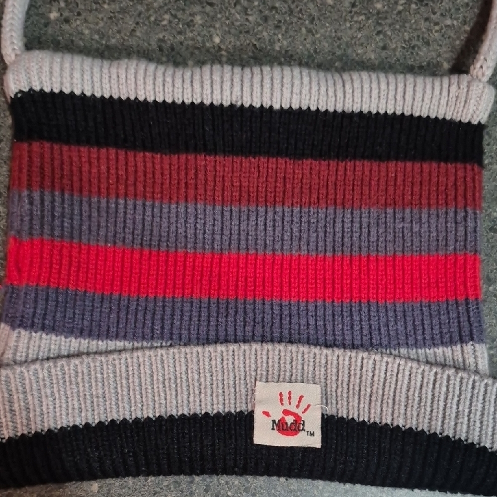 Mudd Vibrant Striped Knit Hat